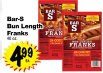Superior Grocers Bar-s bun length franks offer