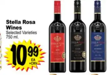 Superior Grocers Stella rosa wines offer
