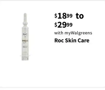 Walgreens Roc skin care offer