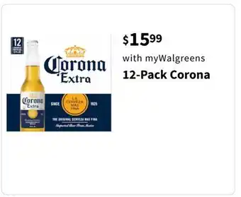 Walgreens 12-pack corona offer