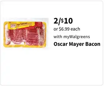 Walgreens Oscar mayer bacon offer