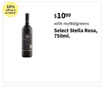 Walgreens Select stella rosa, 750ml offer