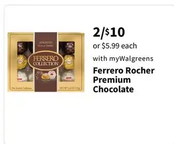 Walgreens Ferrero rocher premium chocolate offer