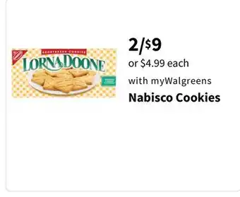 Walgreens Nabisco cookies offer