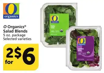 Albertsons O organics salad blends offer