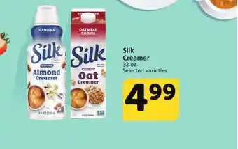 Albertsons Silk creamer offer