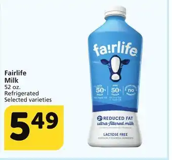 Albertsons Fairlife milk offer