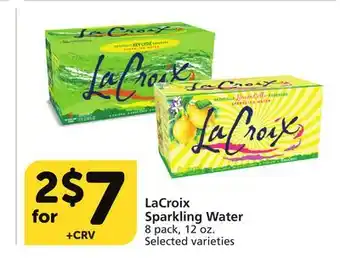 Albertsons Lacroix sparkling water offer