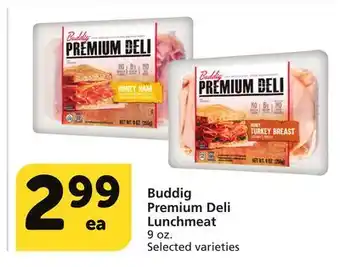 Albertsons Buddig premium deli lunchmeat offer