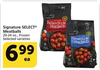 Albertsons Signature select meatballs offer