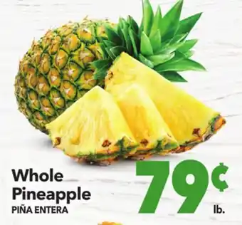 Vallarta Supermarkets Whole pineapple/piña entera offer