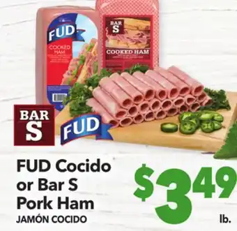 Vallarta Supermarkets Fud cocido or bar s pork ham/jamon cocido offer