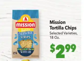 Vallarta Supermarkets Mission tortilla chips offer