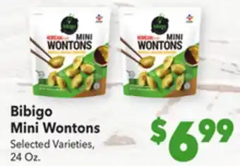 Vallarta Supermarkets Bibigo mini wontons offer