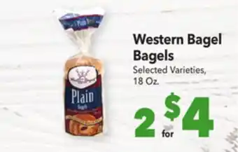 Vallarta Supermarkets Western bagel bagels offer