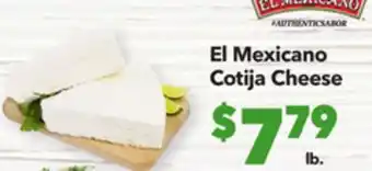 Vallarta Supermarkets El mexicano cotija cheese offer
