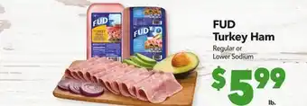 Vallarta Supermarkets Fud turkey ham offer