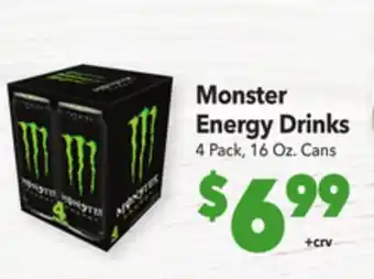 Vallarta Supermarkets Monster energy drinks offer