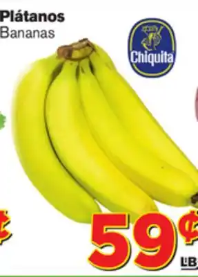El Super Fresh Plátanos bananas offer