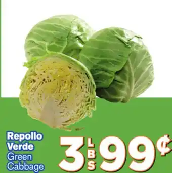 El Super Fresh Green cabbage offer