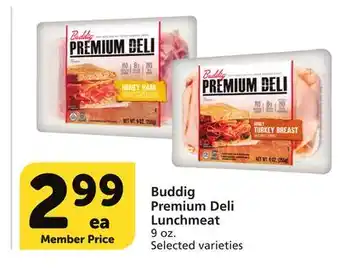 Vons Buddig premium deli lunchmeat offer