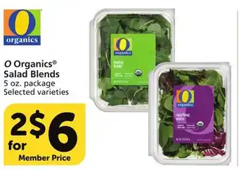 Vons O organics salad blends offer