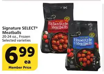 Vons Signature select meatballs offer