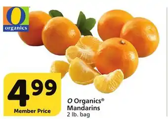 Vons O organics mandarins offer