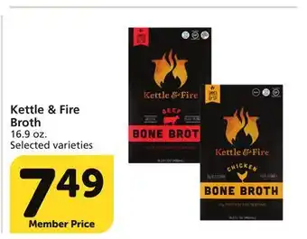 Vons Kettle & fire broth offer
