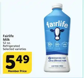 Vons Fairlife milk offer