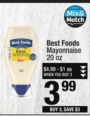 Super King Markets Best foods mayonnaise offer