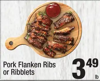 Super King Markets Pork flanken ribs or ribblets offer