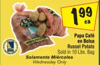 El Super Russet potato offer
