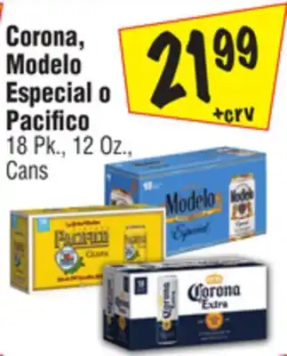 El Super Corona, modelo especial o pacifico offer