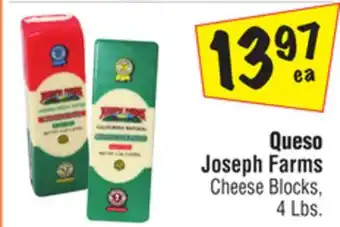 El Super Joseph farms cheese blocks offer