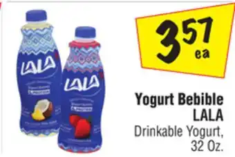 El Super Lala drinkable yogurt offer