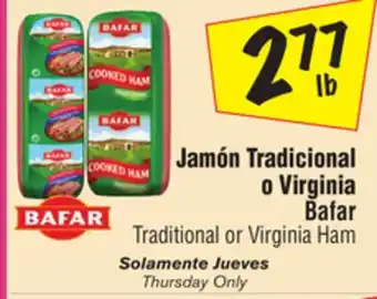 El Super Traditional or virginia ham offer