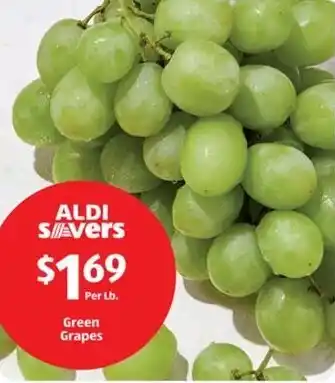 Aldi Green Grapes offer