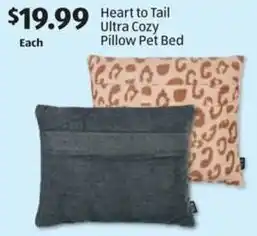 Aldi Heart to Tail Ultra Cozy Pillow Pet Bed offer
