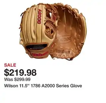 Dick's Sporting Goods Wilson 11.5'' 1786 a2000 series glove offer