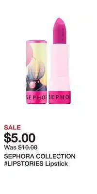 Kohl's Sephora collection #lipstories lipstick offer