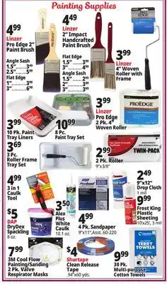 Ocean State Job Lot Paint supplies offer