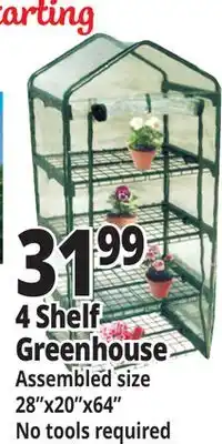 Ocean State Job Lot 4 shelf greenhouse offer