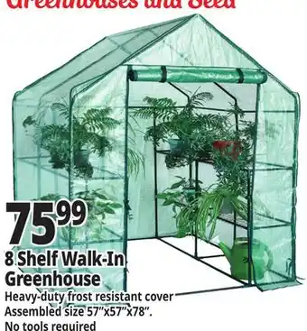 Ocean State Job Lot 8 shelf walk-in greenhouse offer