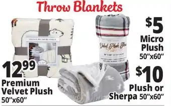 Ocean State Job Lot Blankets & throws offer