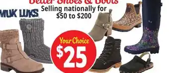Ocean State Job Lot Better shoes & boots offer