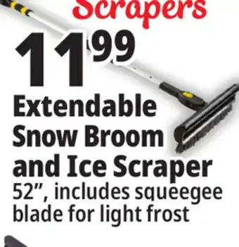 Ocean State Job Lot Slide lock pivoting snowbroom, 52 offer