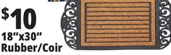 Ocean State Job Lot 18x30 rubber/coir offer