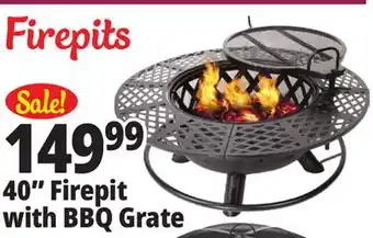 Ocean State Job Lot Uniflame wood burning fire bowl & grill offer