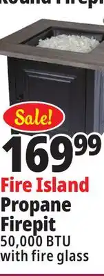 Ocean State Job Lot Fire island lp gas outdoor fire pit offer